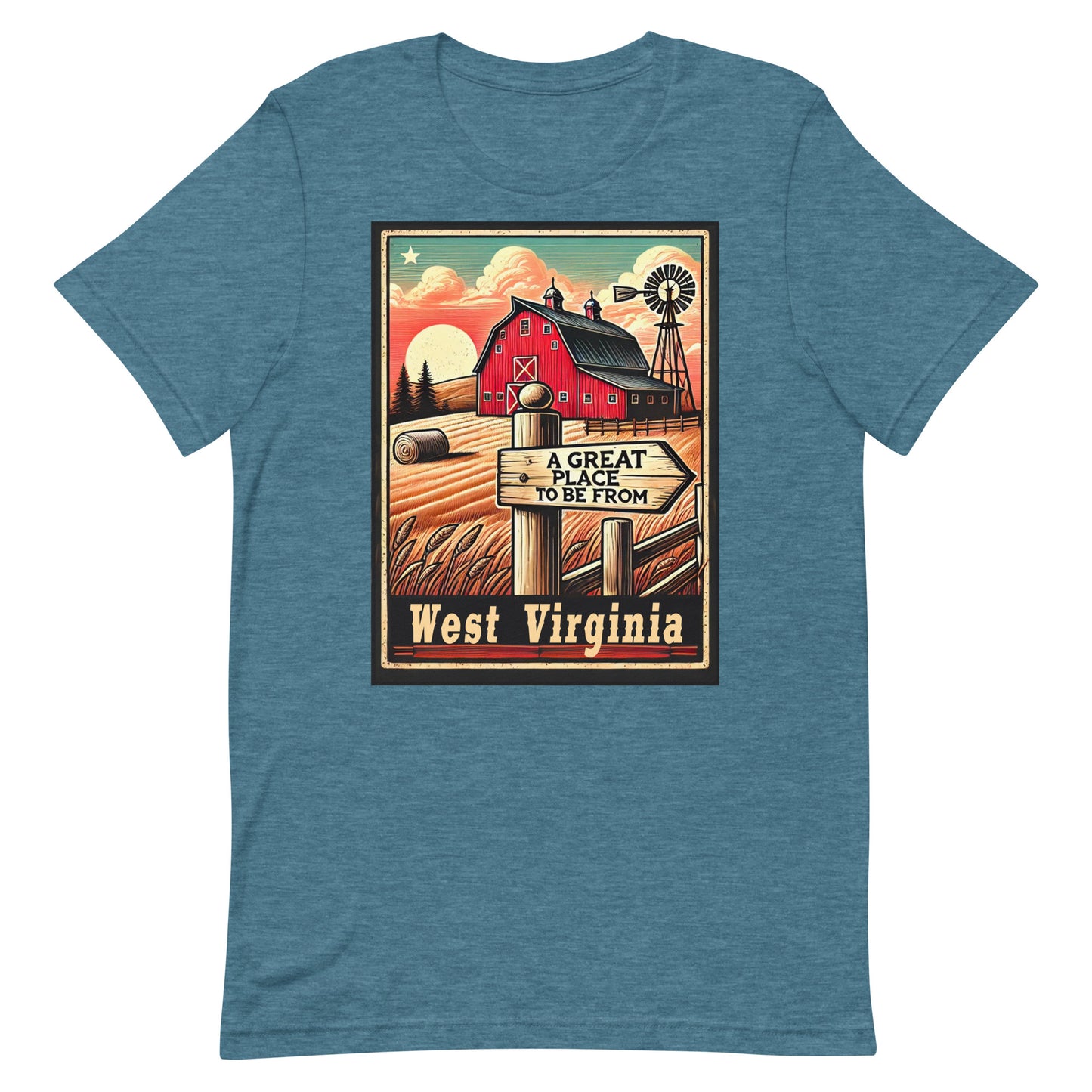 Fields of Home T-Shirt West Virginia