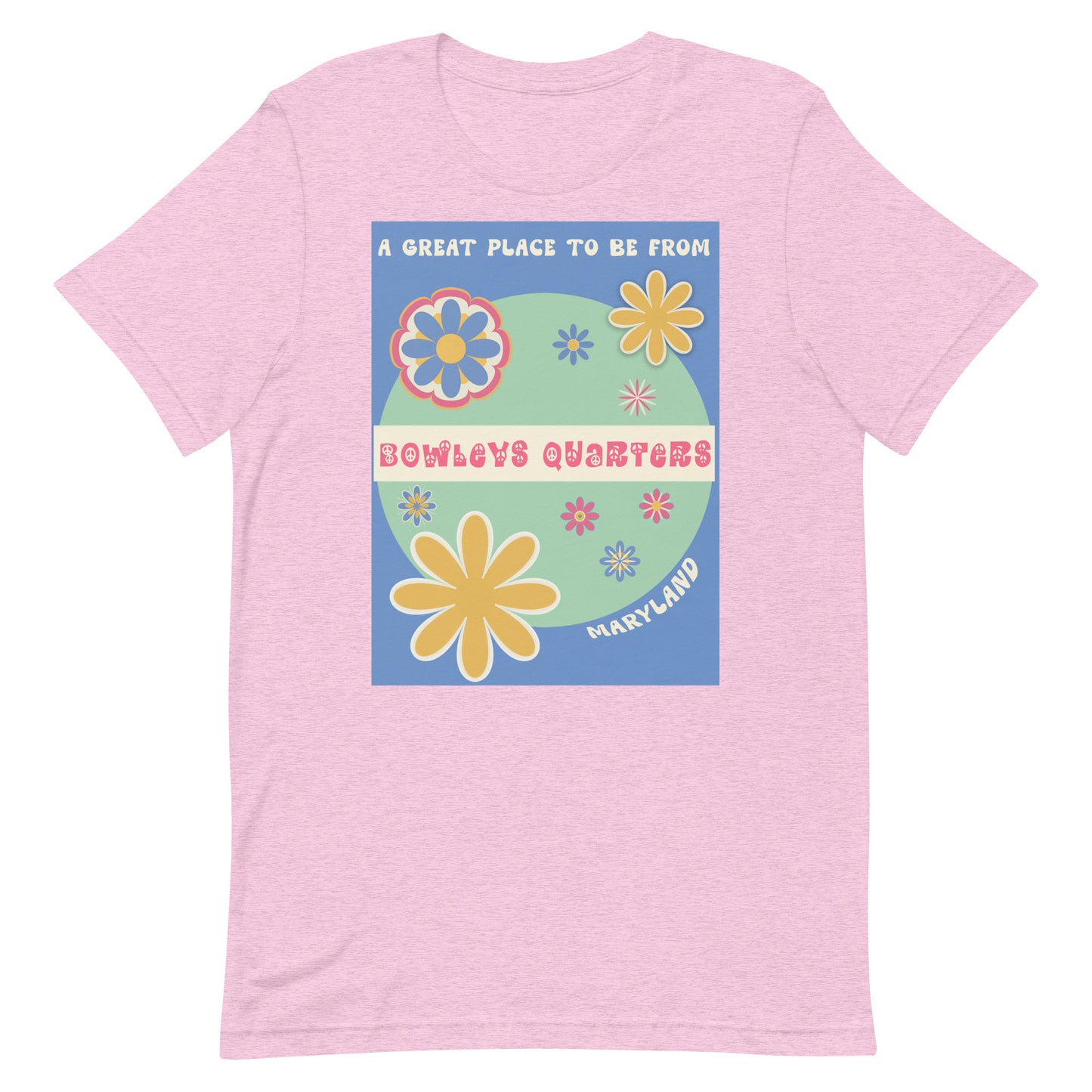 Flower Power T-Shirt Maryland Bowleys Quarters