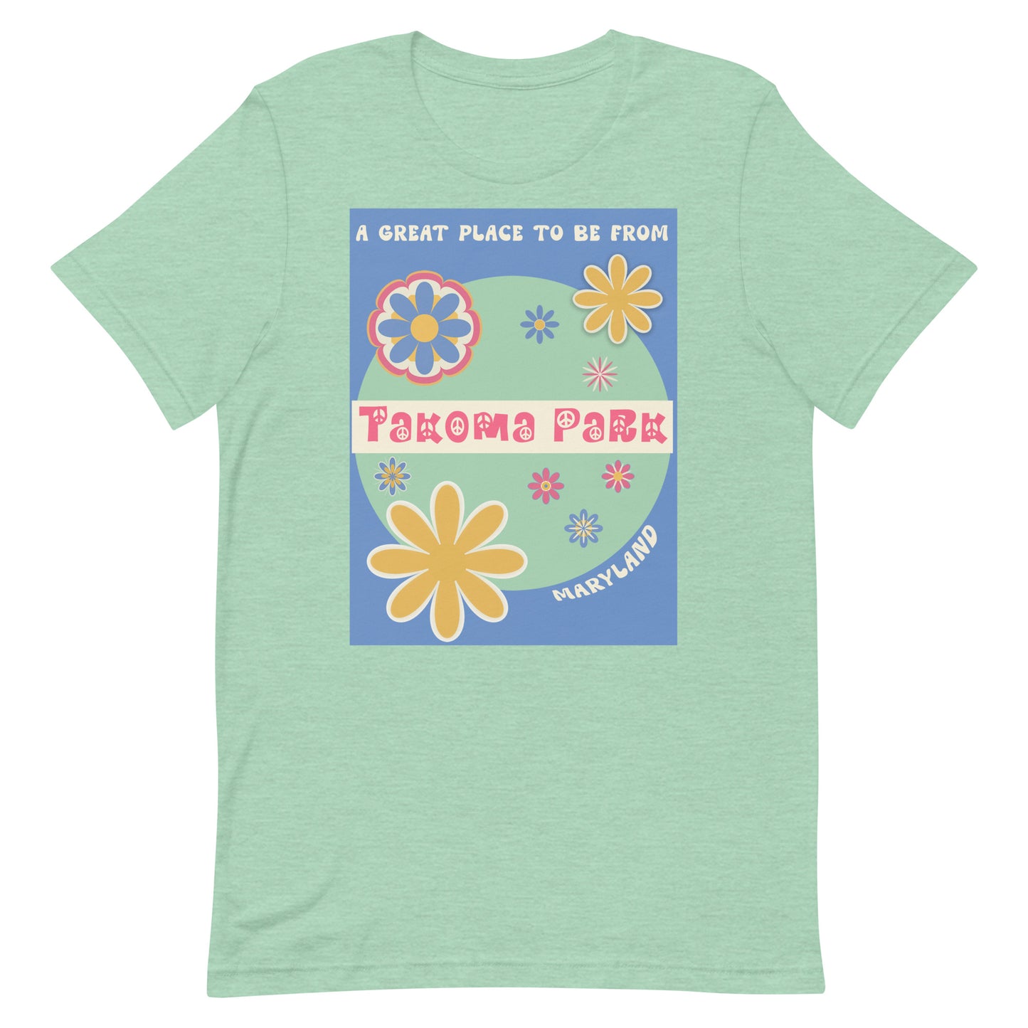 Flower Power T-Shirt Maryland Takoma Park