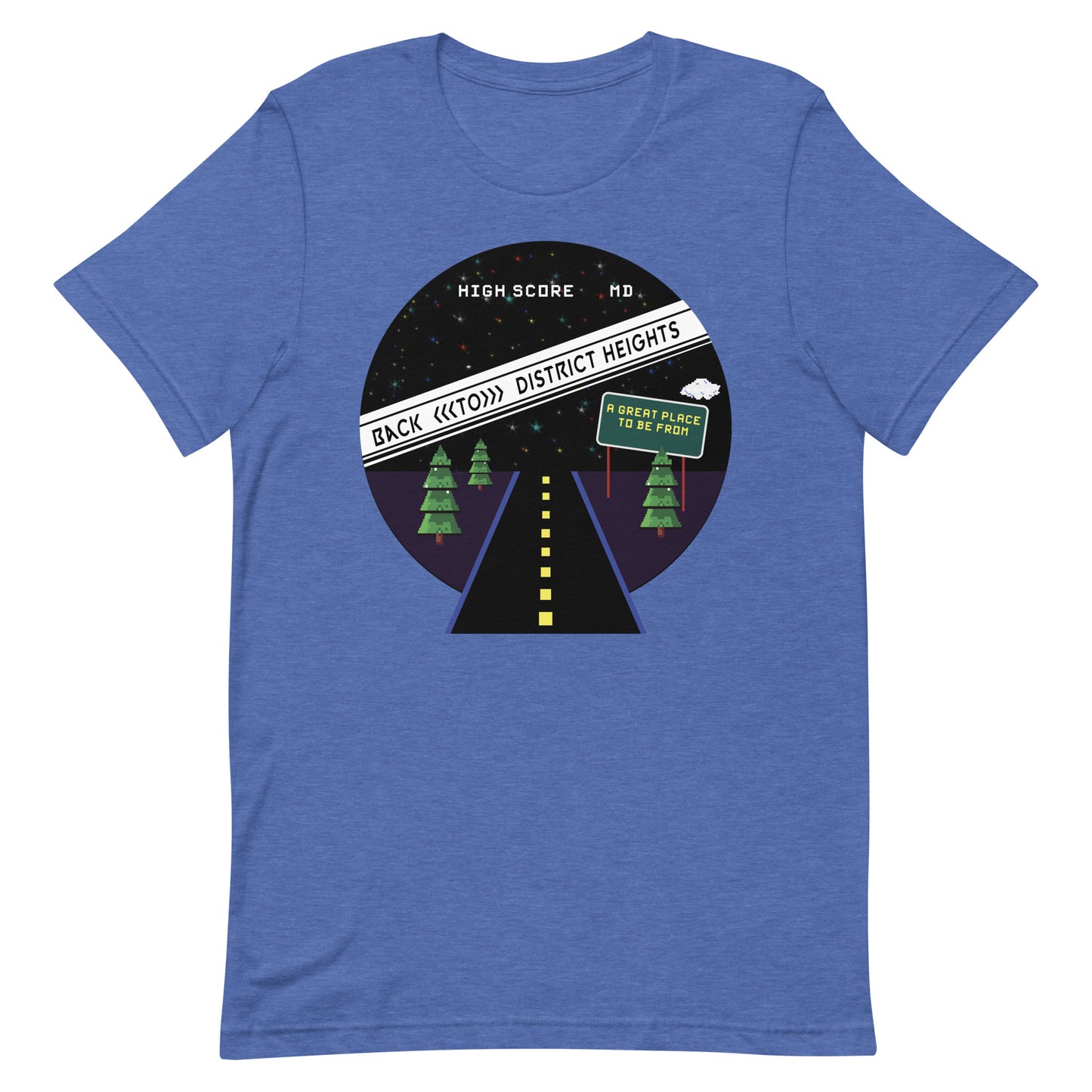 80s T-Shirt Maryland District Heights