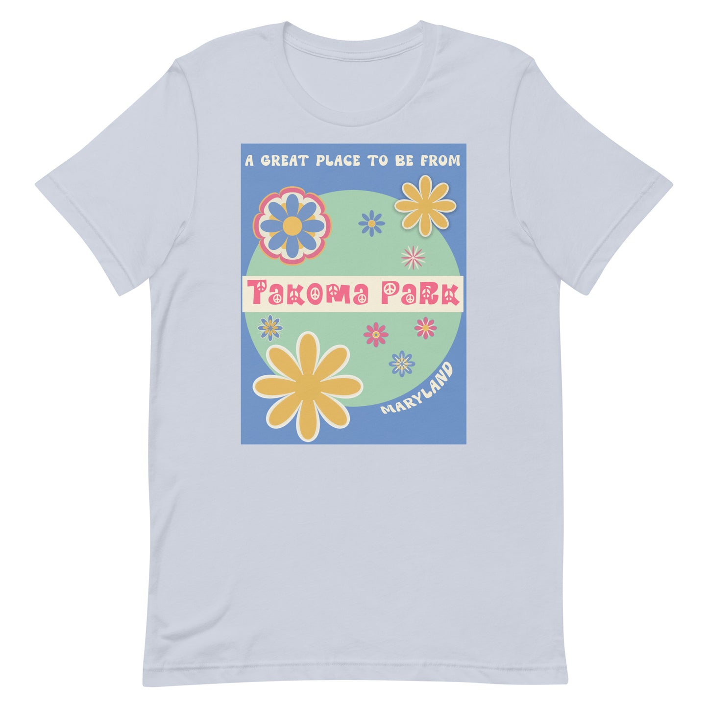 Flower Power T-Shirt Maryland Takoma Park