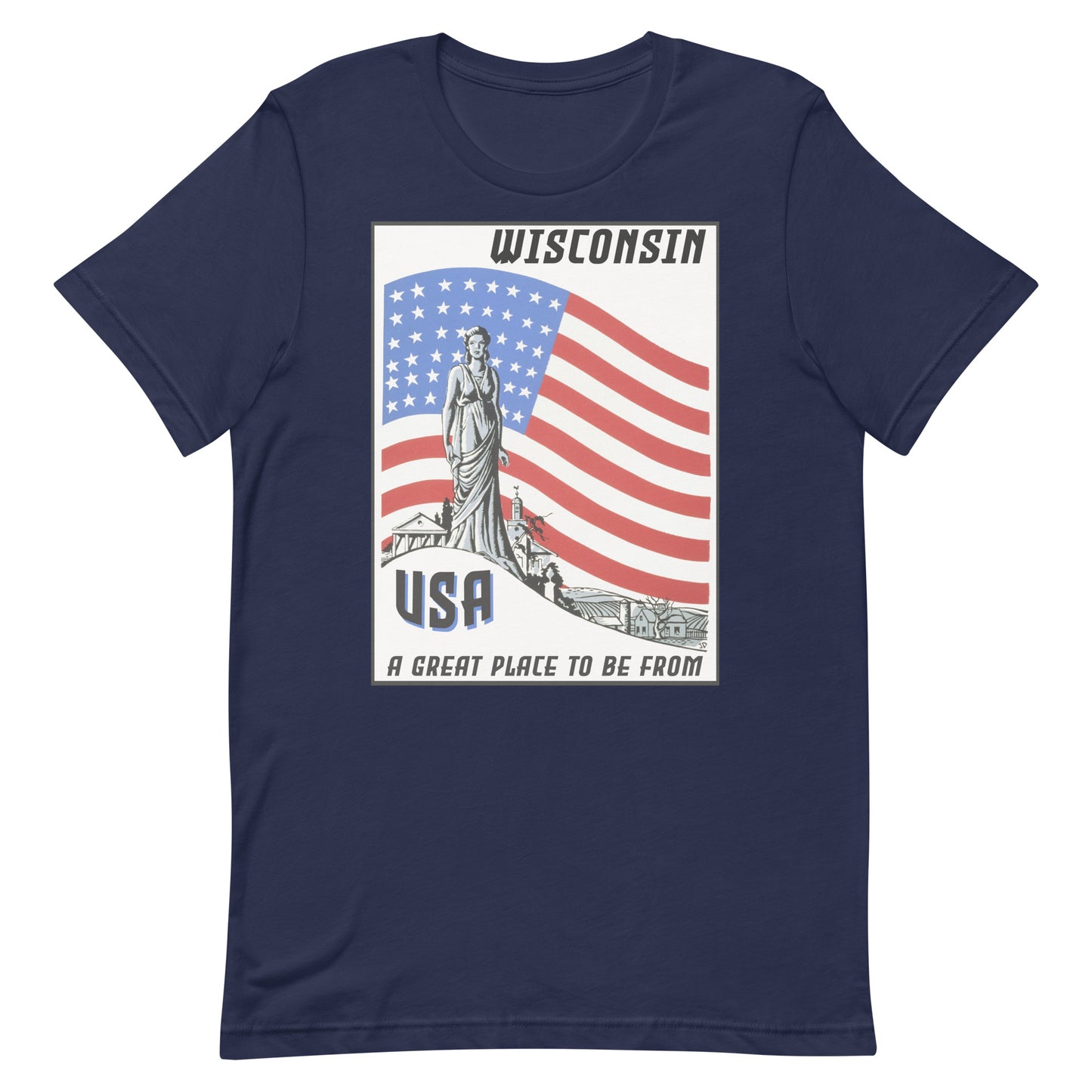 USA T-Shirt Wisconsin