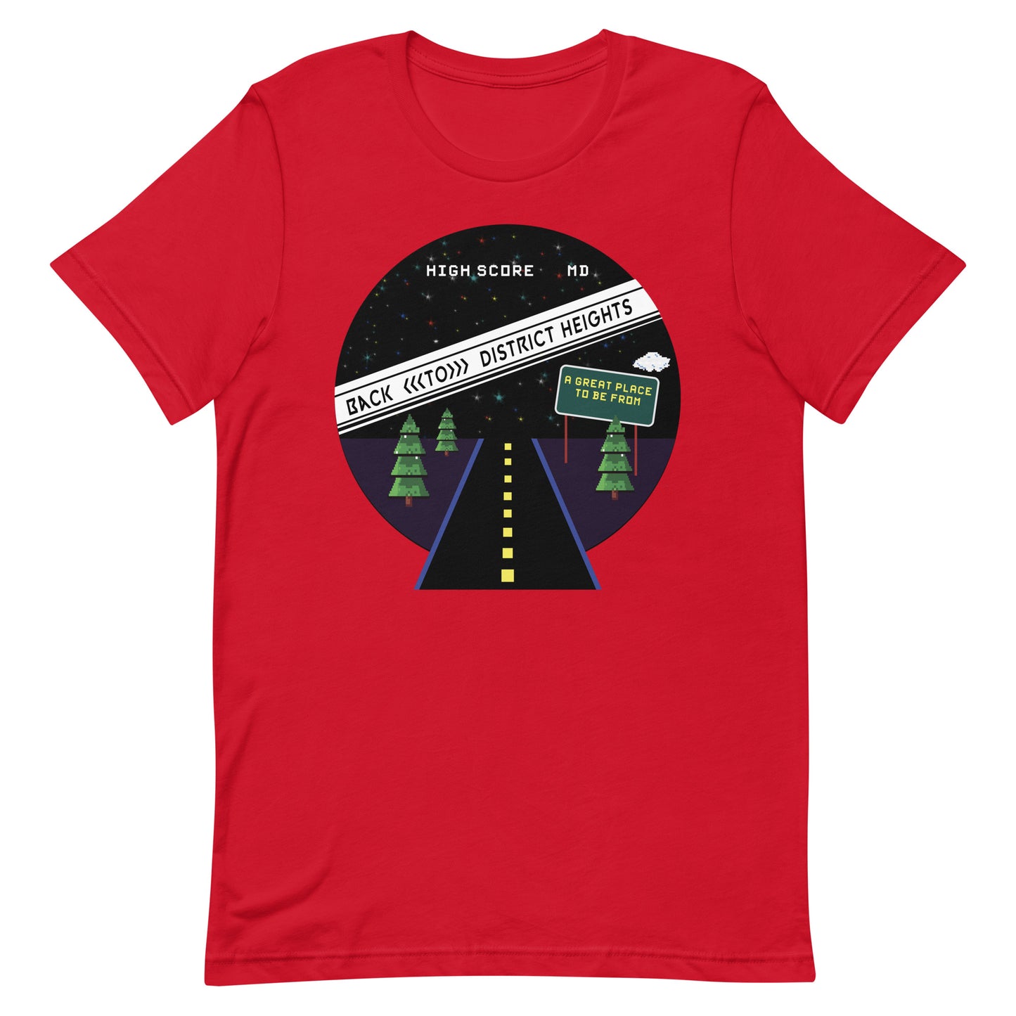 80s T-Shirt Maryland District Heights