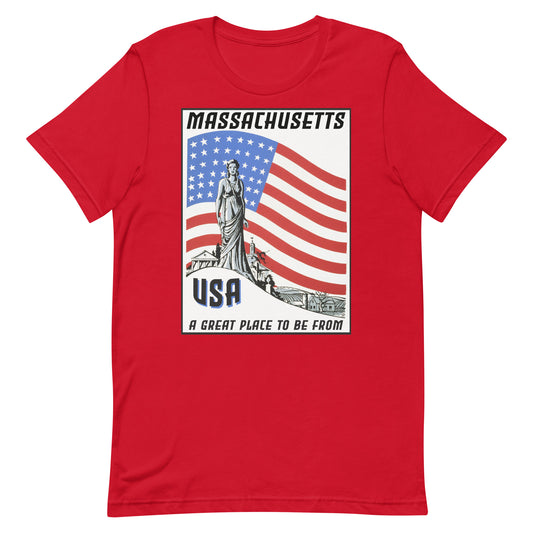 USA T-Shirt Massachusetts