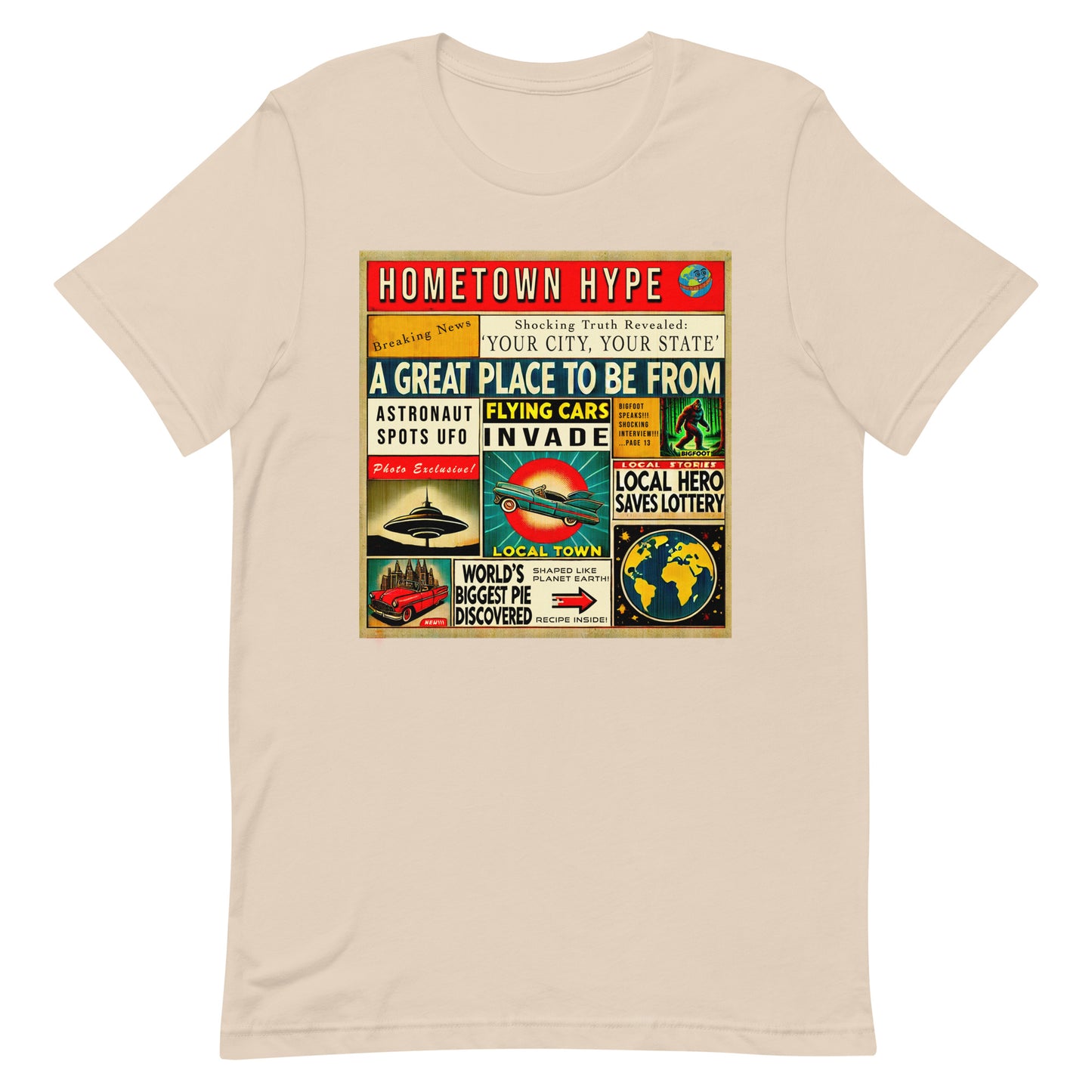 Tabloid News T-Shirt Custom