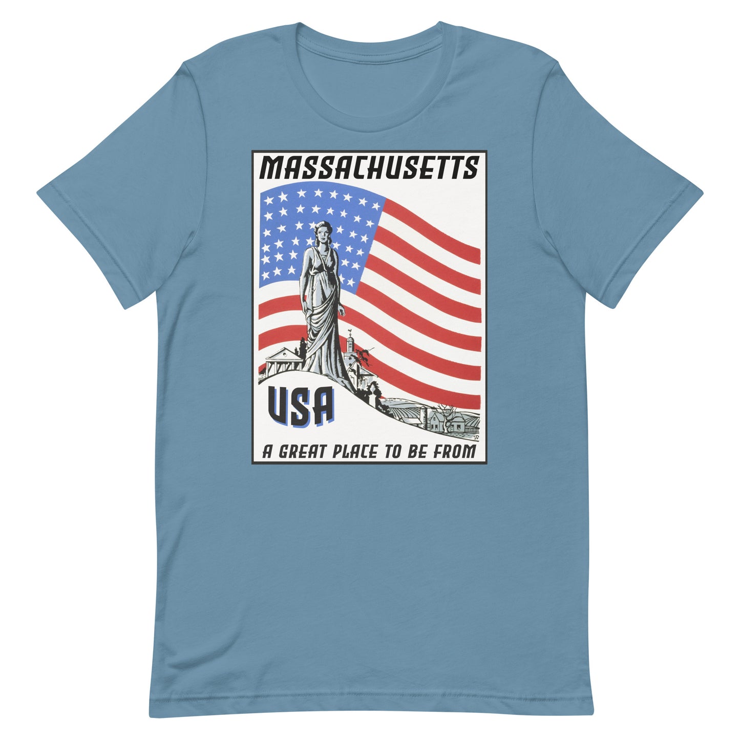 USA T-Shirt Massachusetts