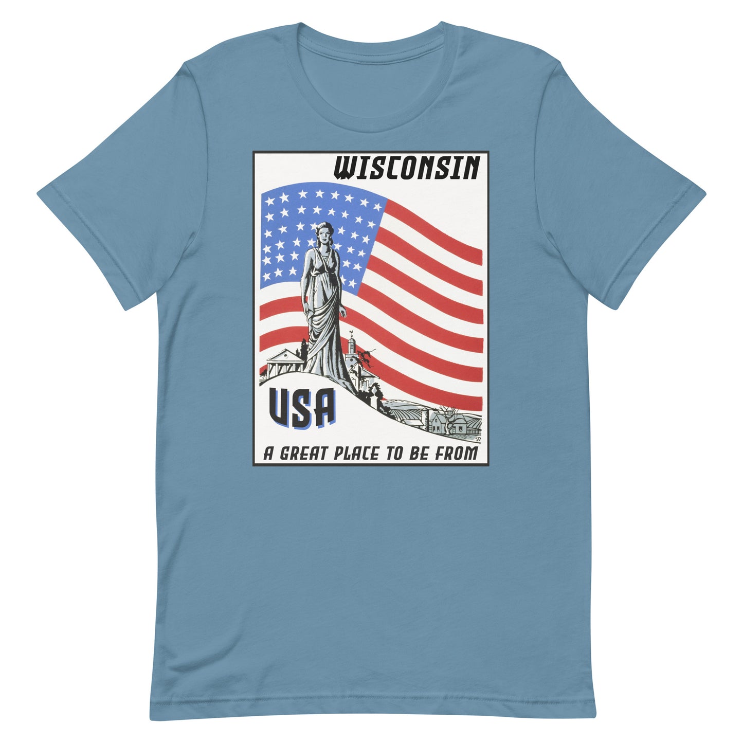 USA T-Shirt Wisconsin