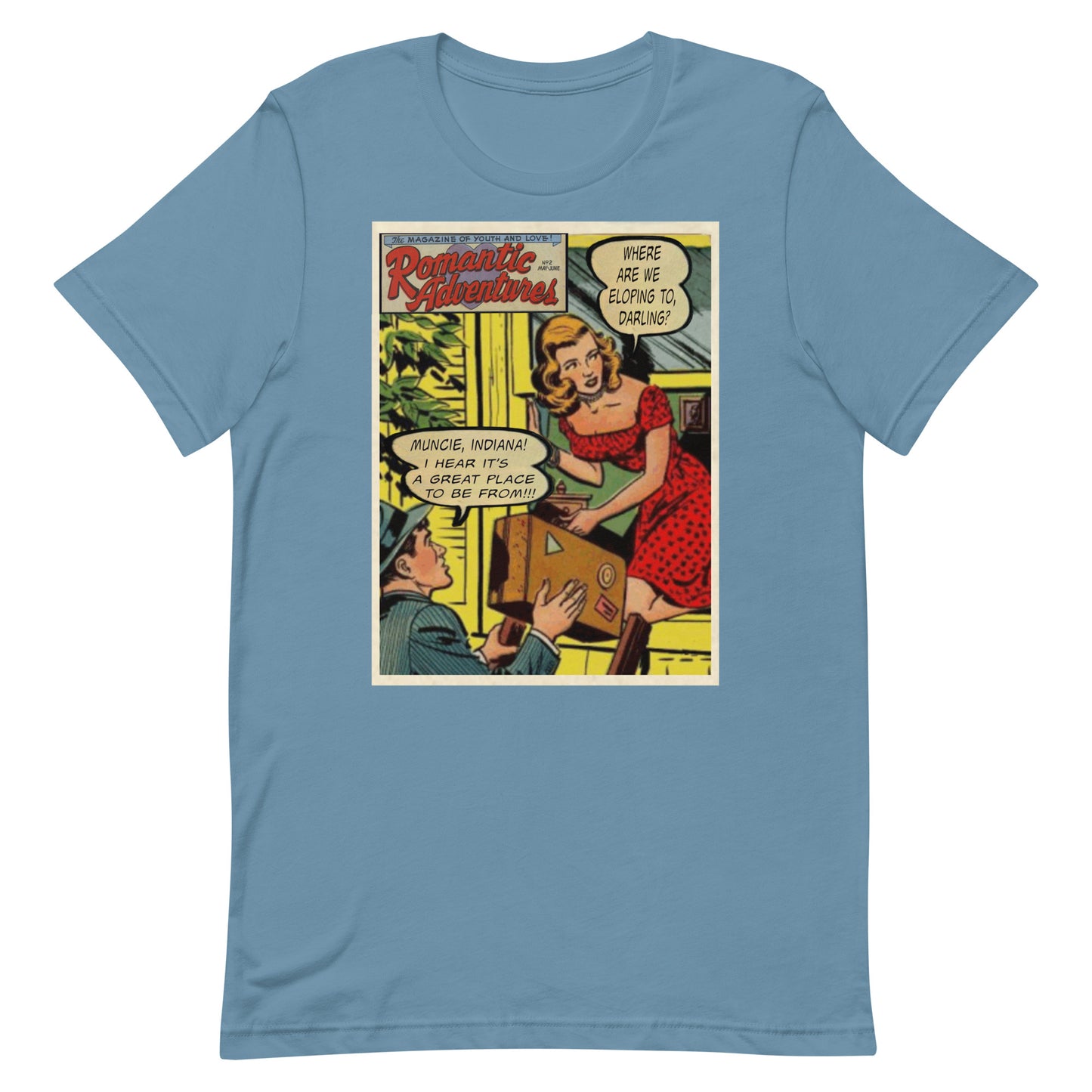 Runaway Romance T-Shirt Indiana Muncie