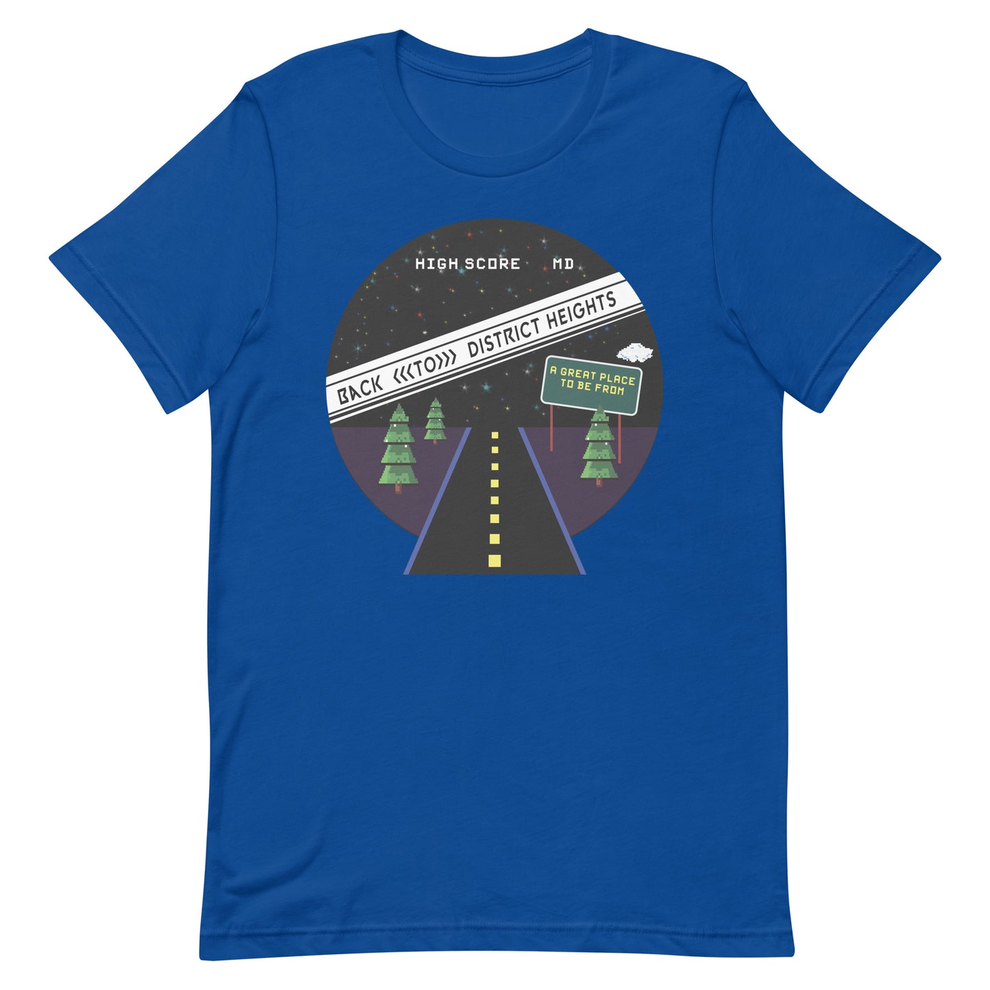 80s T-Shirt Maryland District Heights