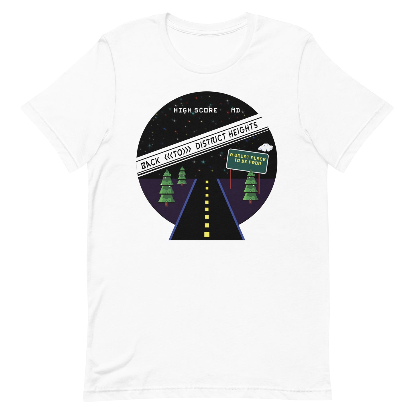 80s T-Shirt Maryland District Heights