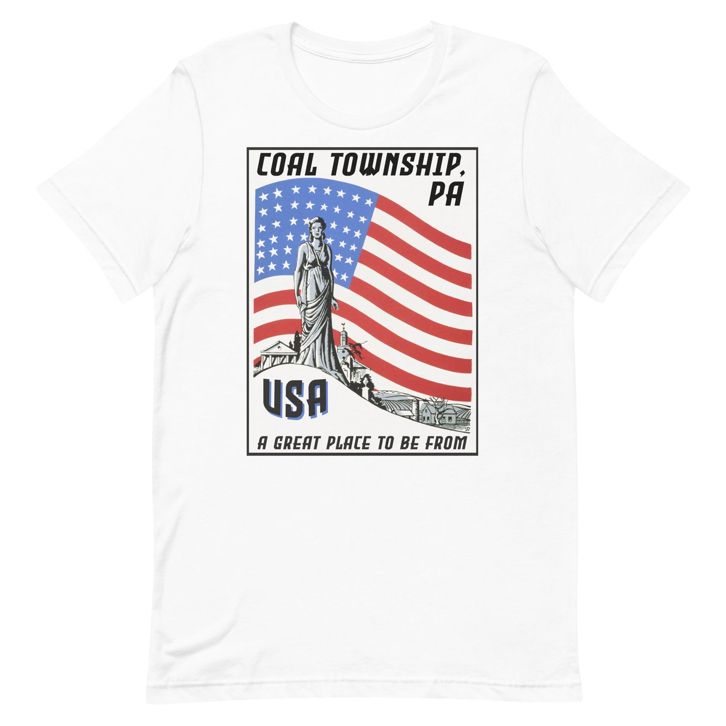 USA T-Shirt Pennsylvania Coal Township