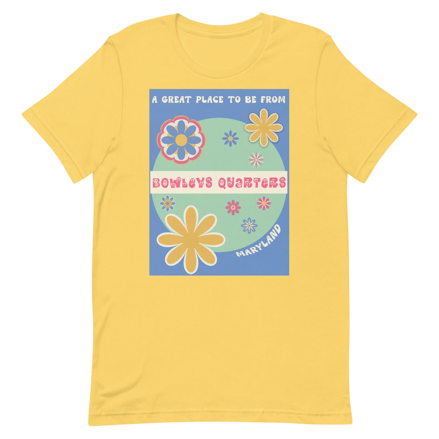 Flower Power T-Shirt Maryland Bowleys Quarters