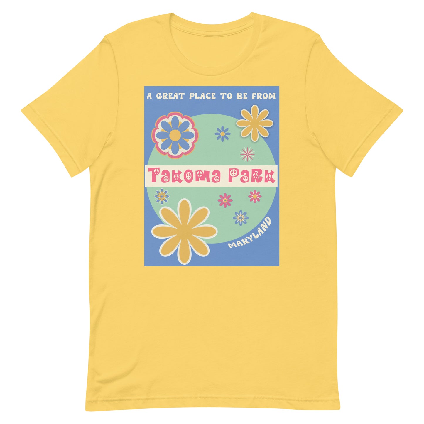 Flower Power T-Shirt Maryland Takoma Park
