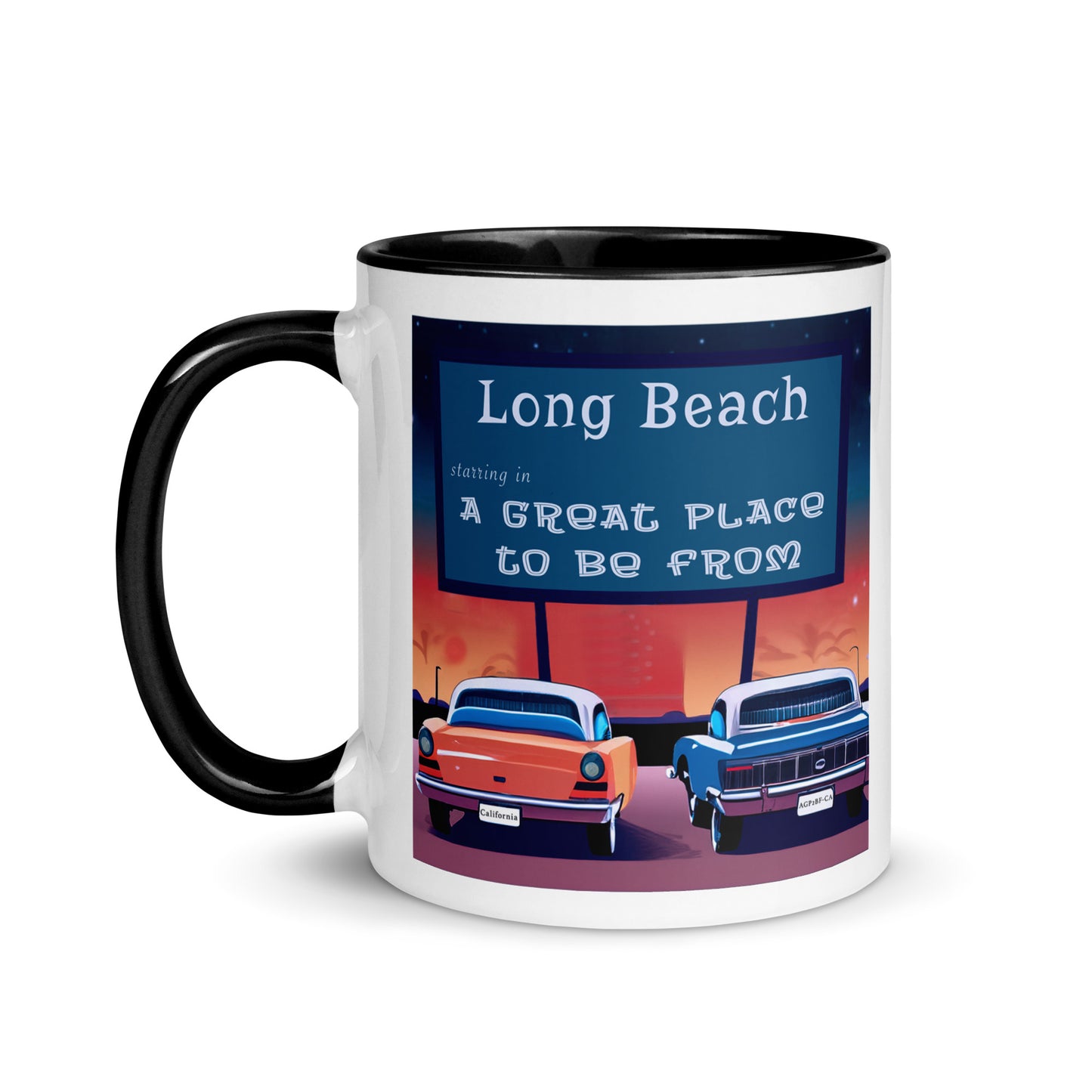 Drive-In Coffee Mug California Long Beach