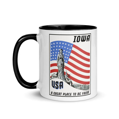 USA Coffee Mug Iowa