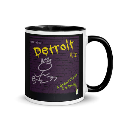 Graffiti Coffee Mug Michigan Detroit