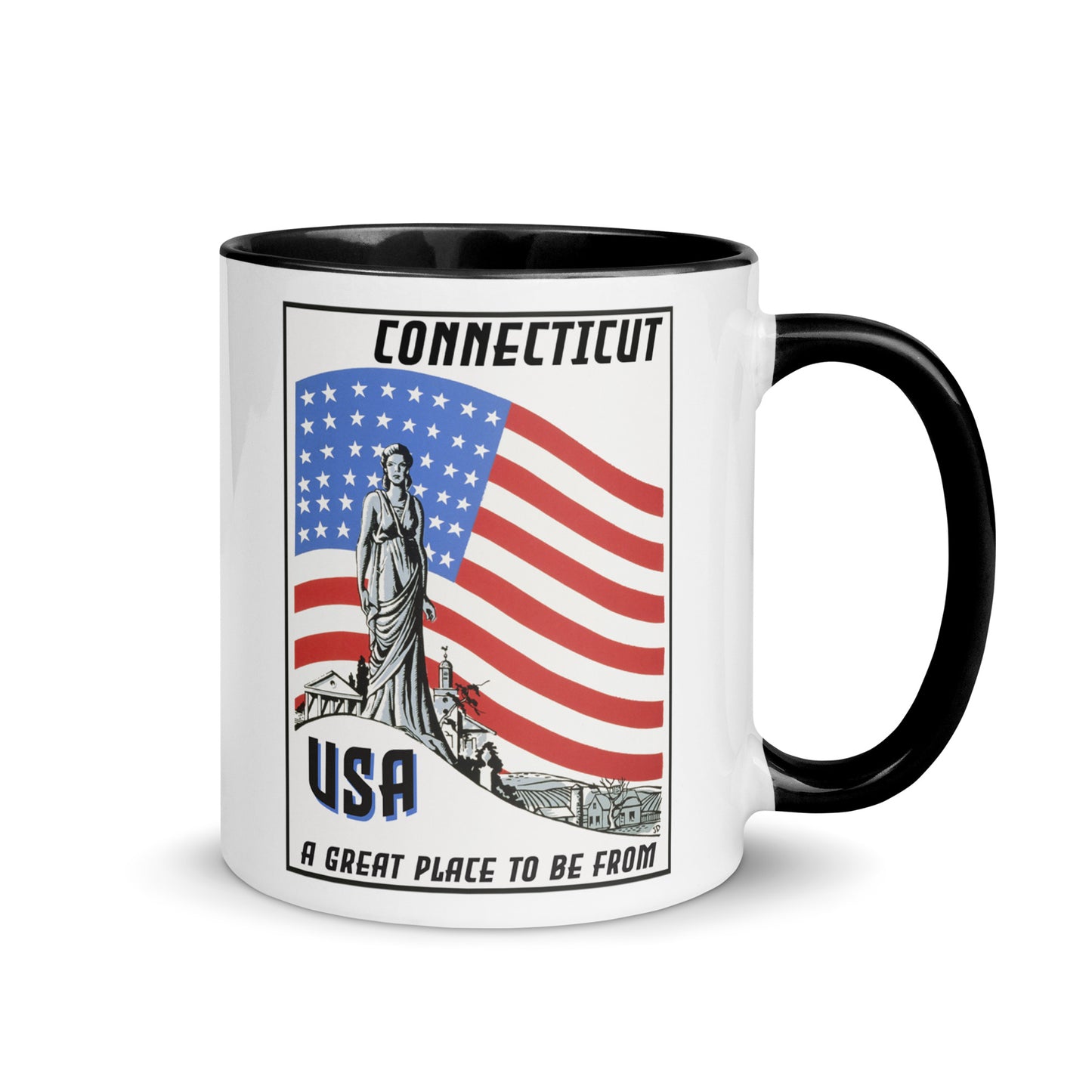 USA Coffee Mug Connecticut