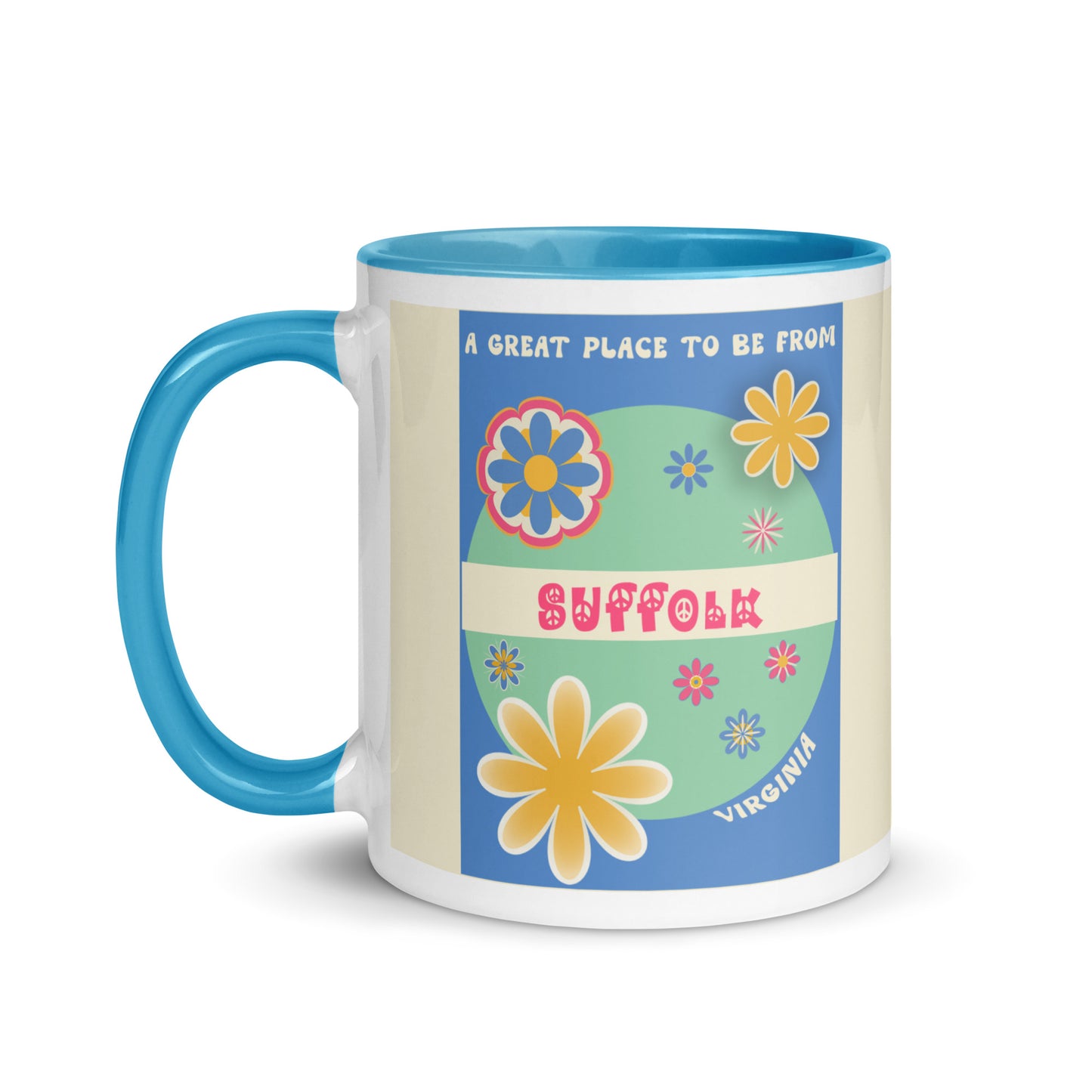 Flower Power Coffee Mug Virginia Suffolk