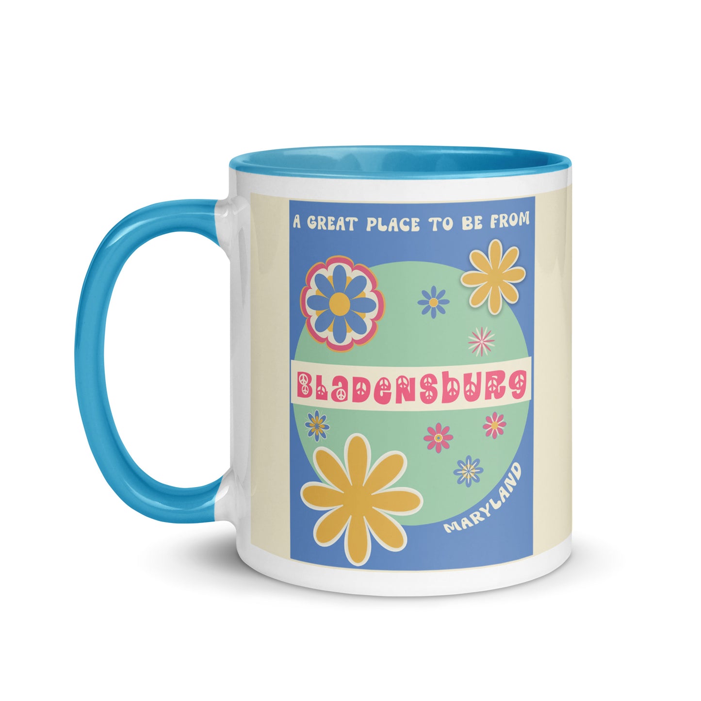 Flower Power Coffee Mug Maryland Bladensburg