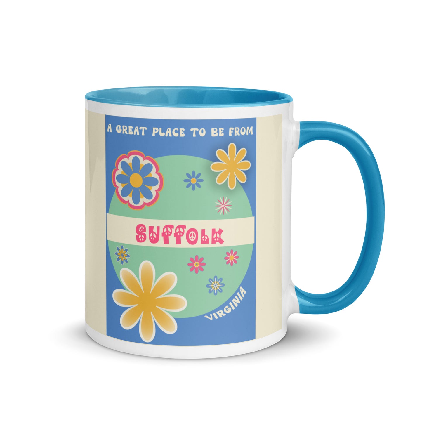 Flower Power Coffee Mug Virginia Suffolk