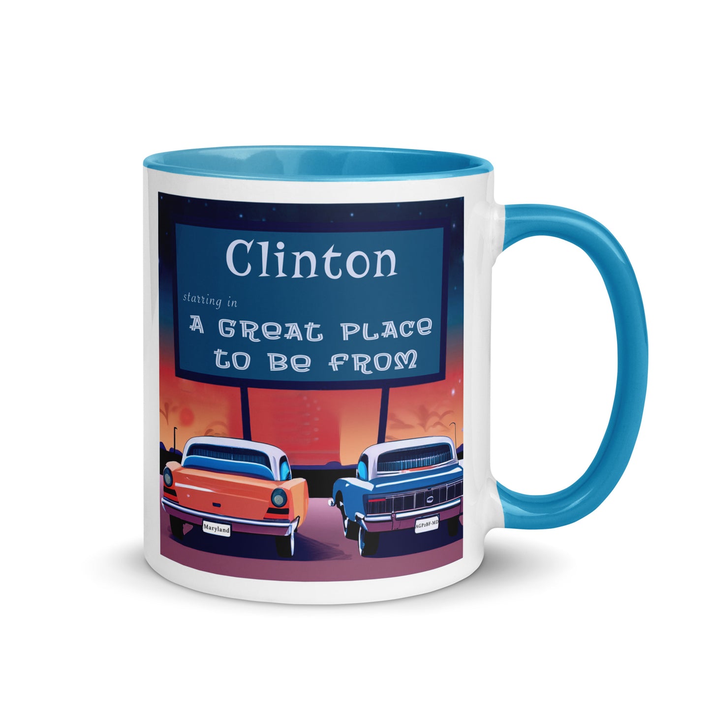 Drive-In Coffee Mug Maryland Clinton