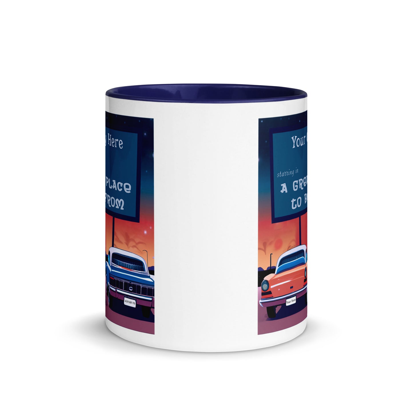 Drive-In Coffee Mug Custom