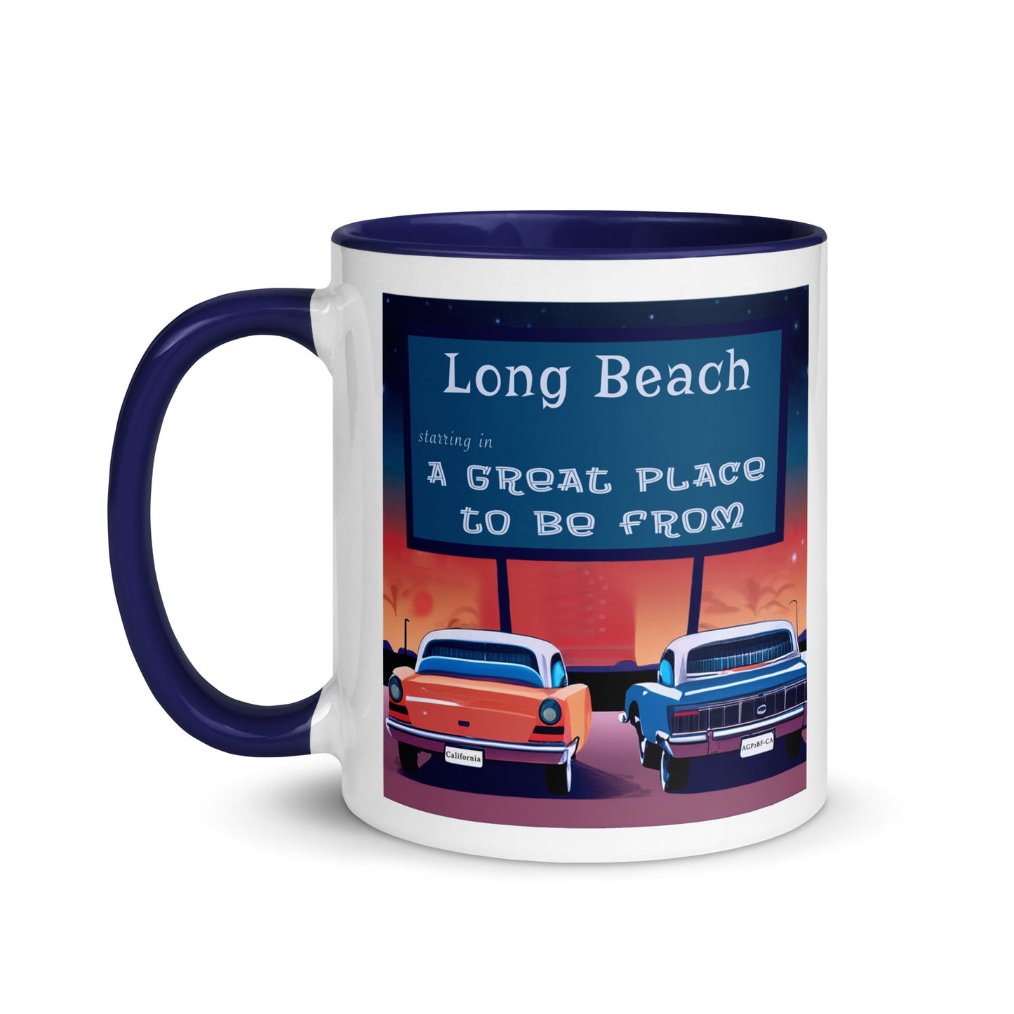 Drive-In Coffee Mug California Long Beach