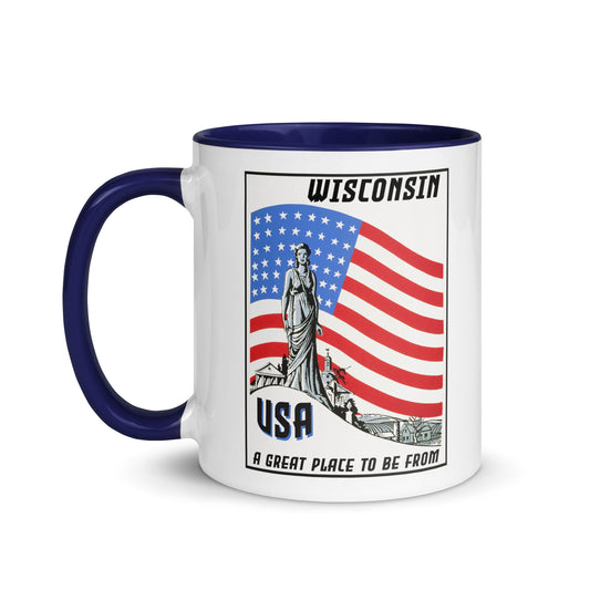 USA Coffee Mug Wisconsin