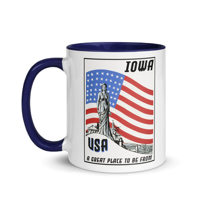 USA Coffee Mug Iowa