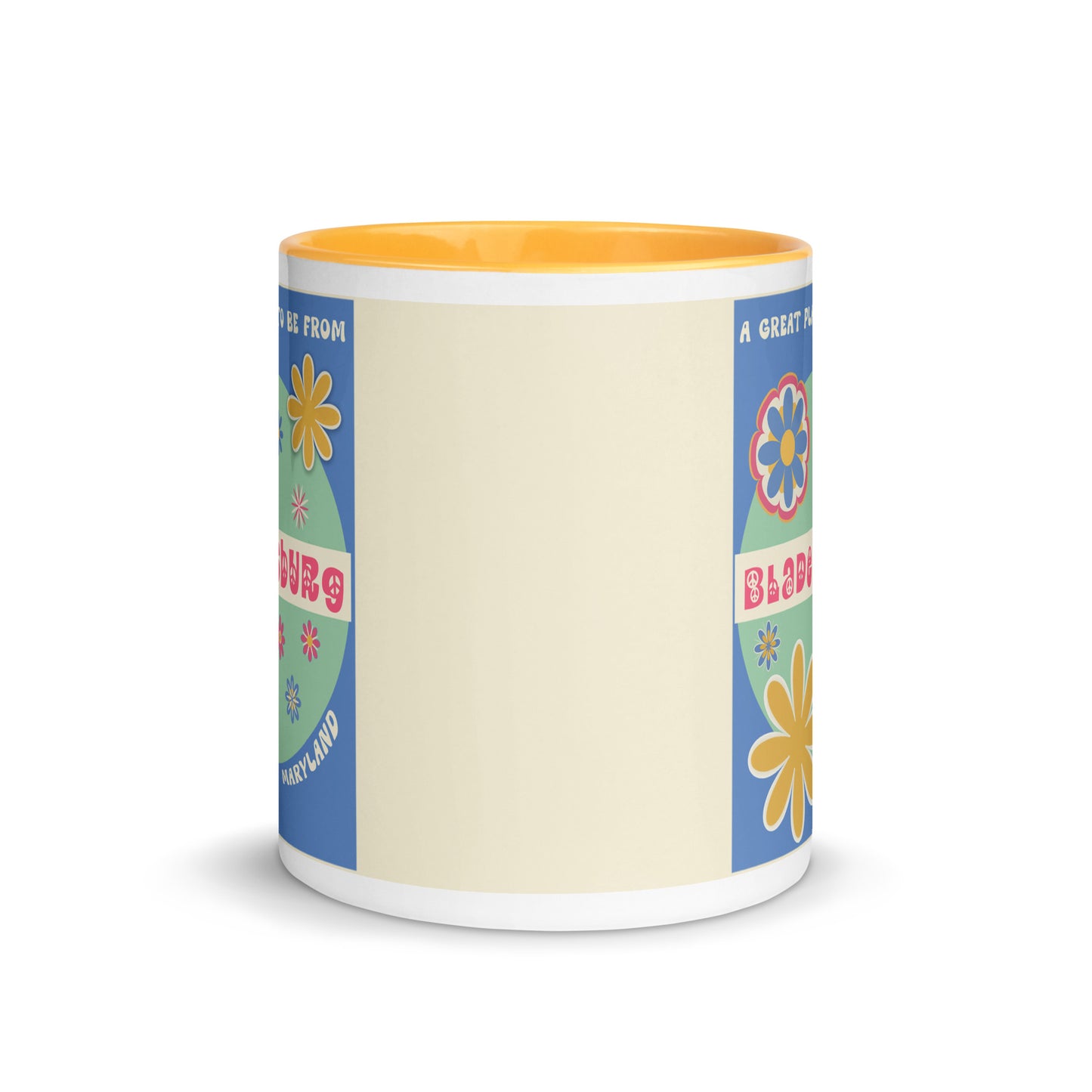 Flower Power Coffee Mug Maryland Bladensburg