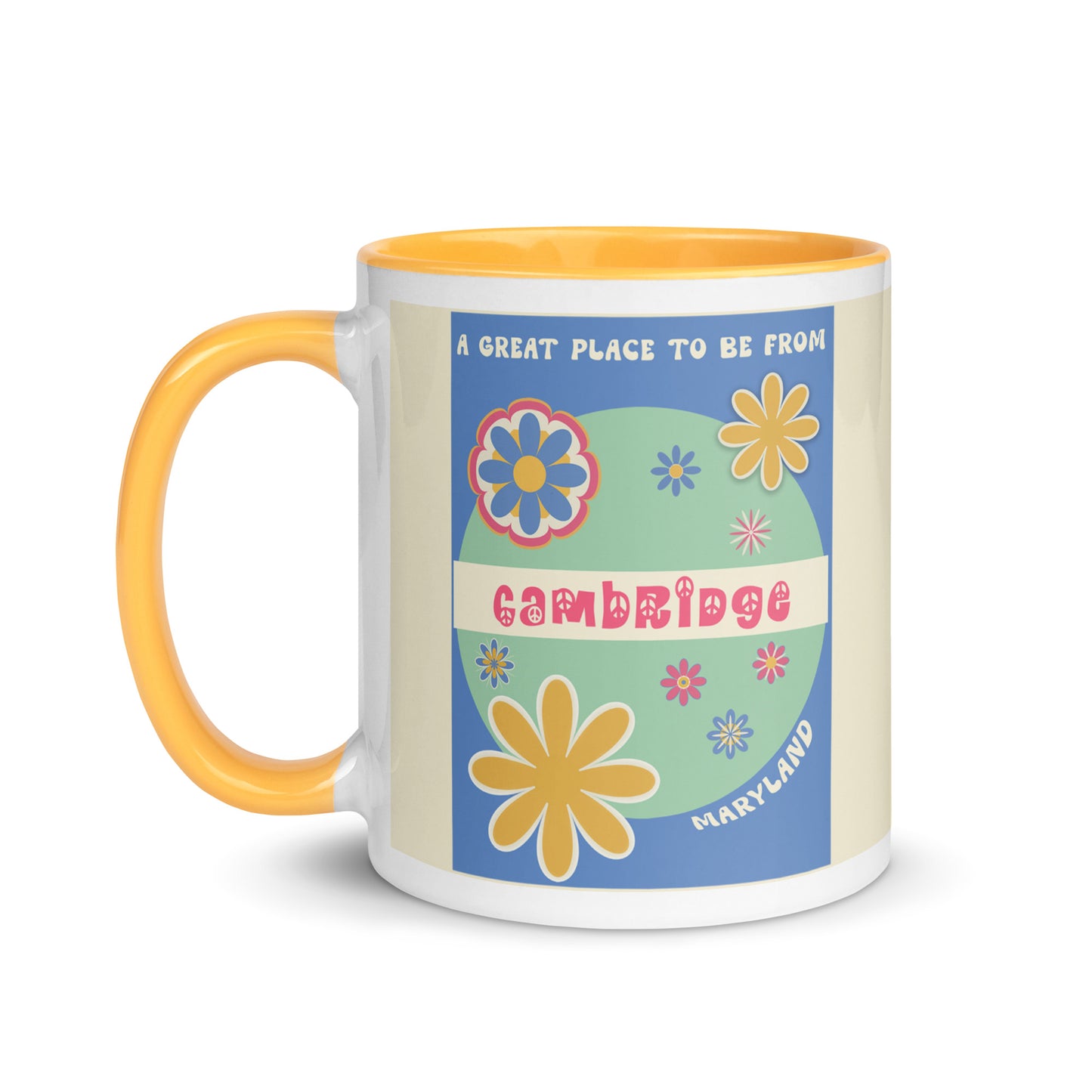 Flower Power Coffee Mug Maryland Cambridge