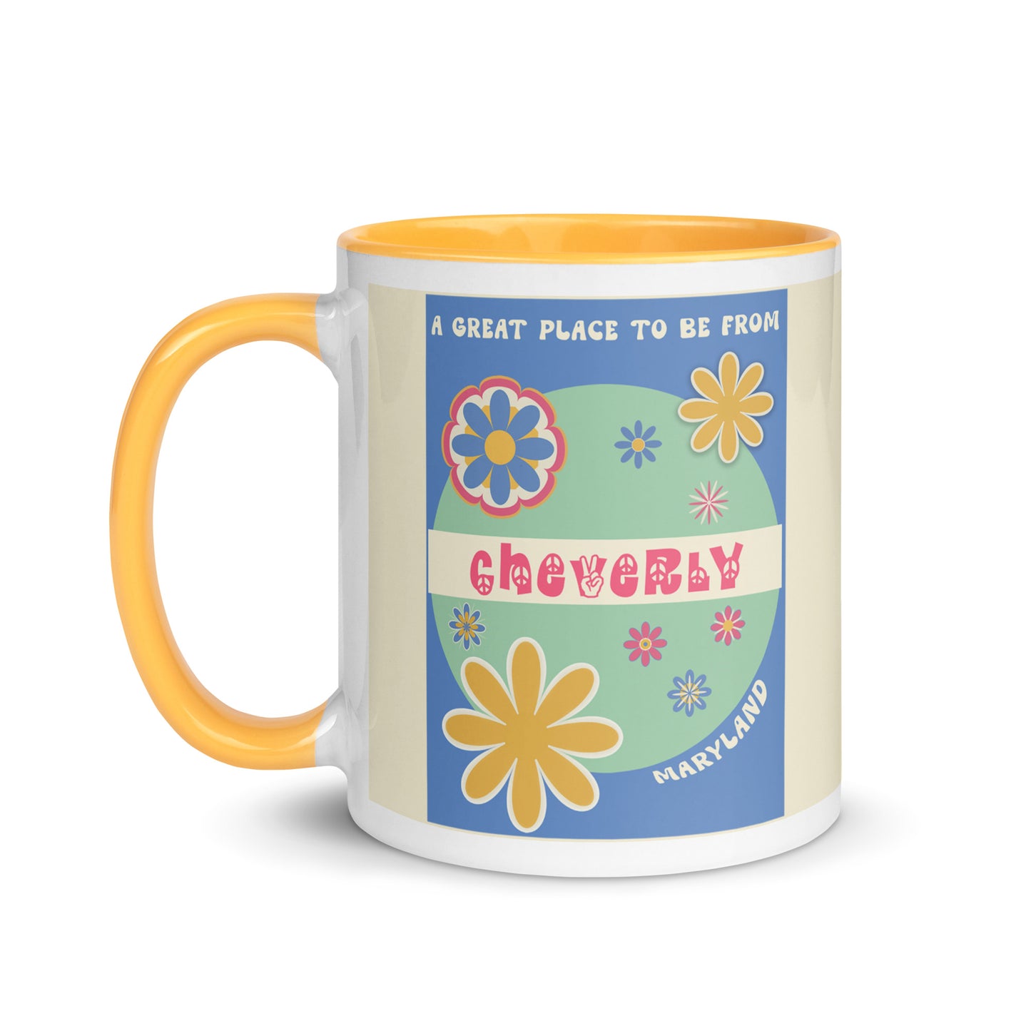 Flower Power Coffee Mug Maryland Cheverly