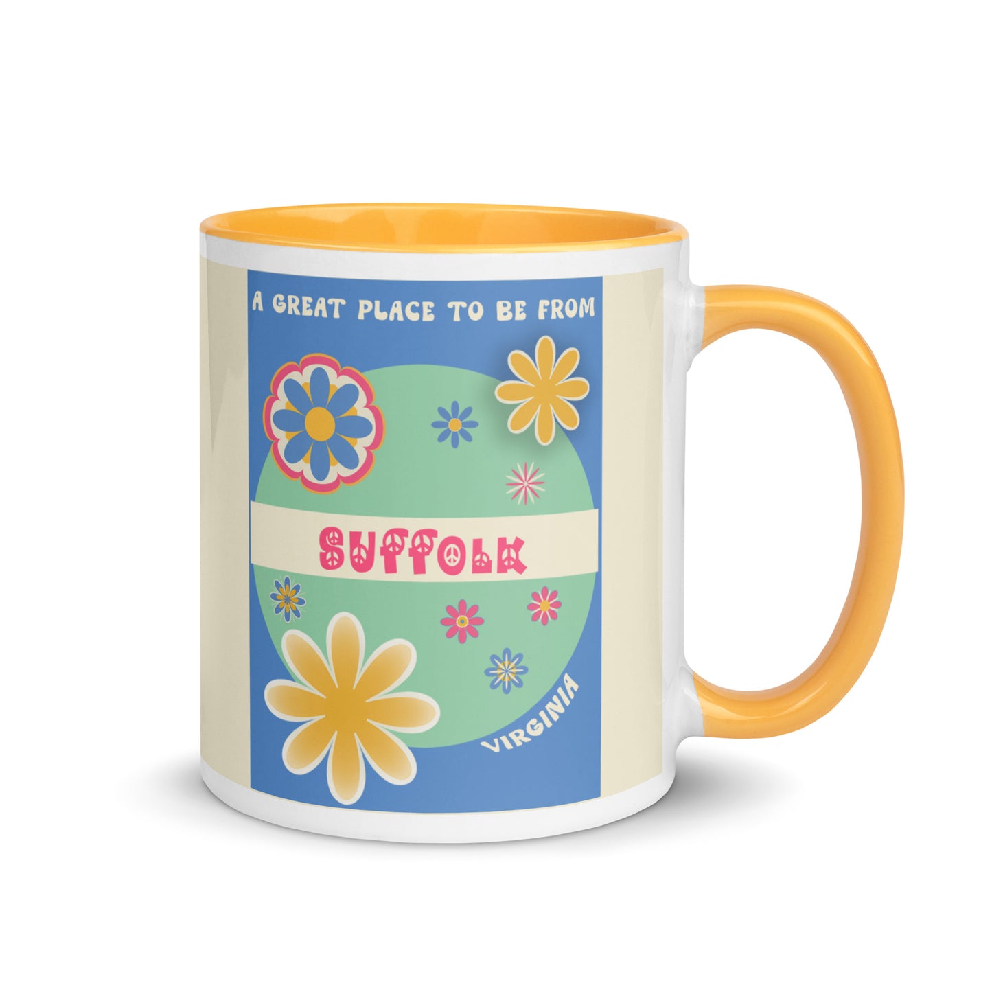 Flower Power Coffee Mug Virginia Suffolk