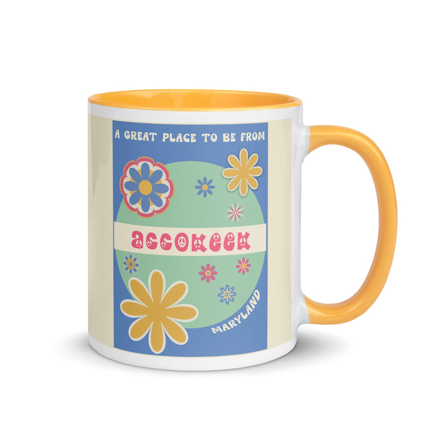 Flower Power Coffee Mug Maryland Accokeek