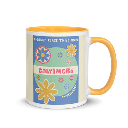 Flower Power Coffee Mug Maryland Baltimore