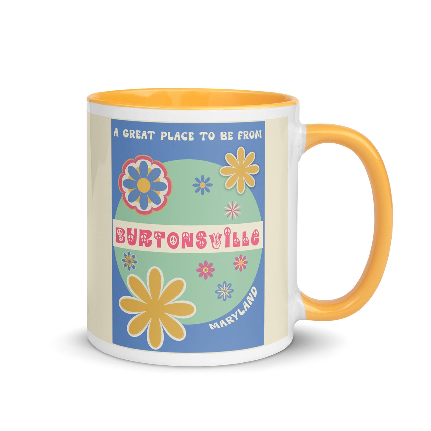 Flower Power Coffee Mug Maryland Burtonsville