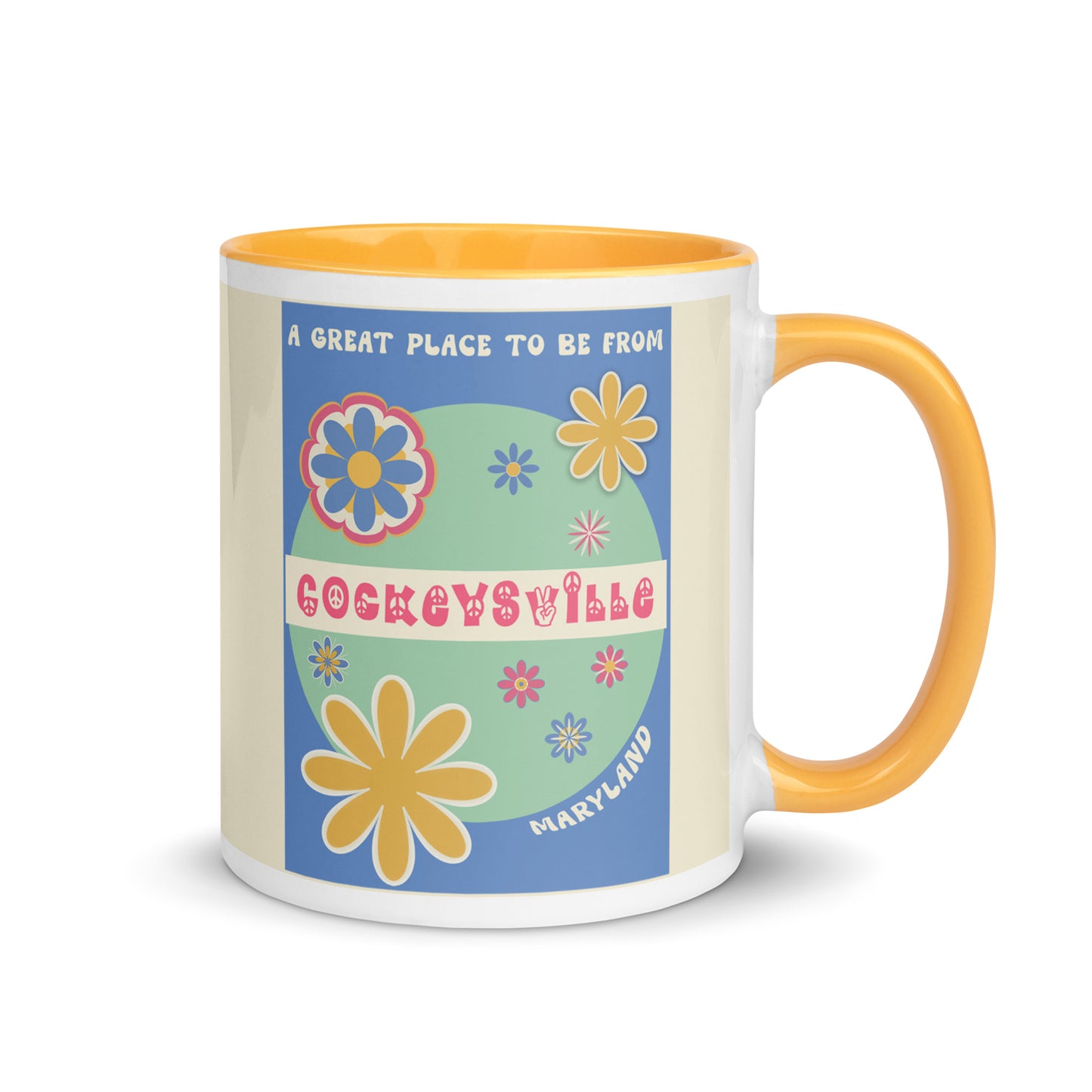 Flower Power Coffee Mug Maryland Cockeysville