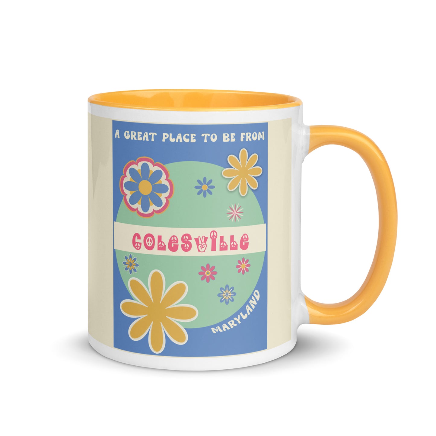 Flower Power Coffee Mug Maryland Colesville