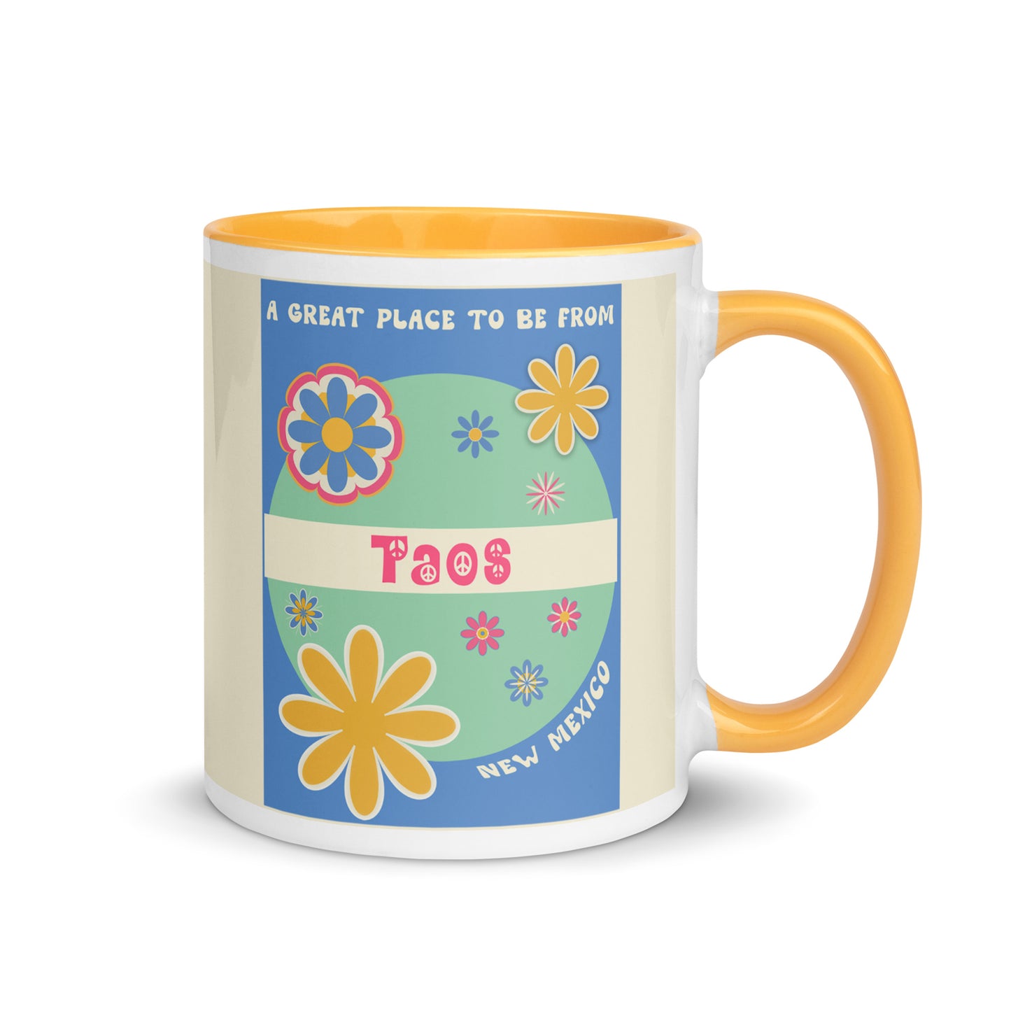 Flower Power Coffee Mug New Mexico Taos