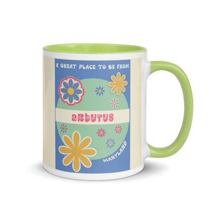 Flower Power Coffee Mug Maryland Arbutus