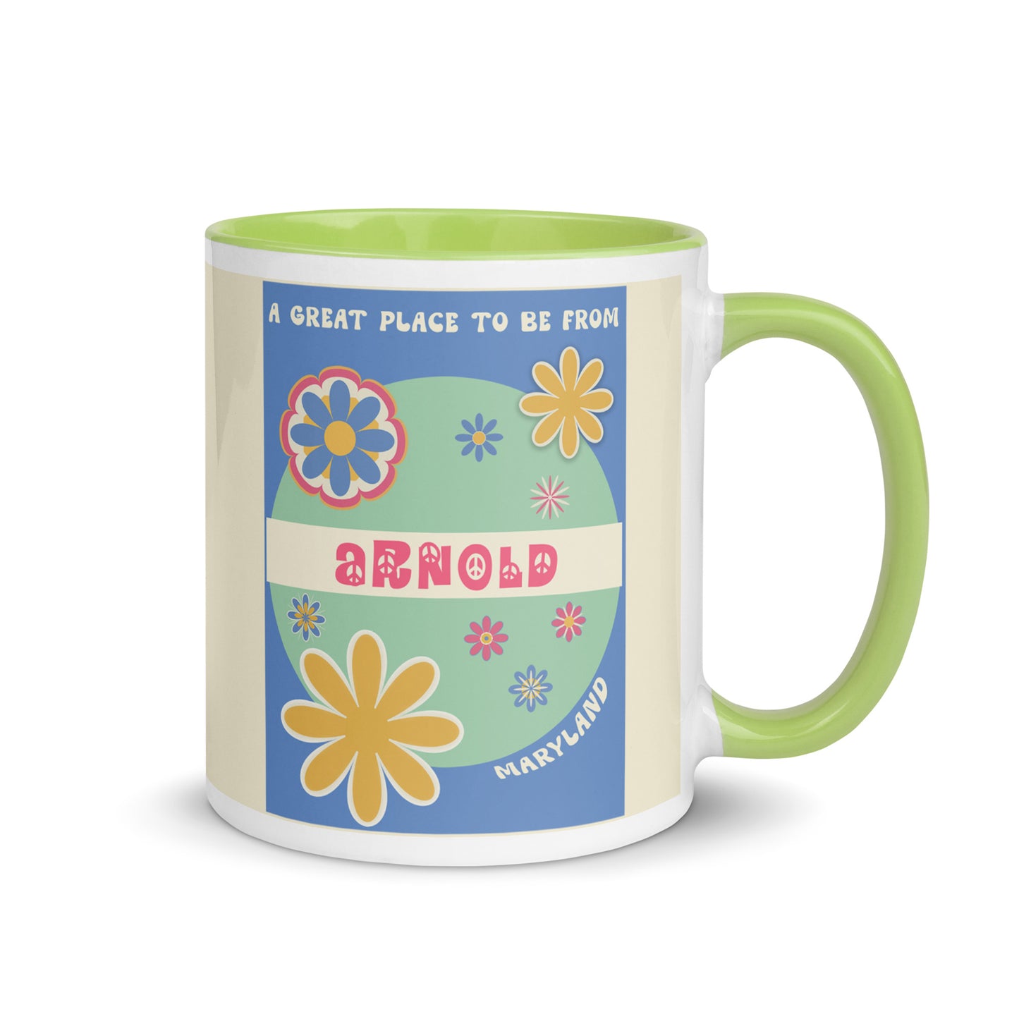 Flower Power Coffee Mug Maryland Arnold