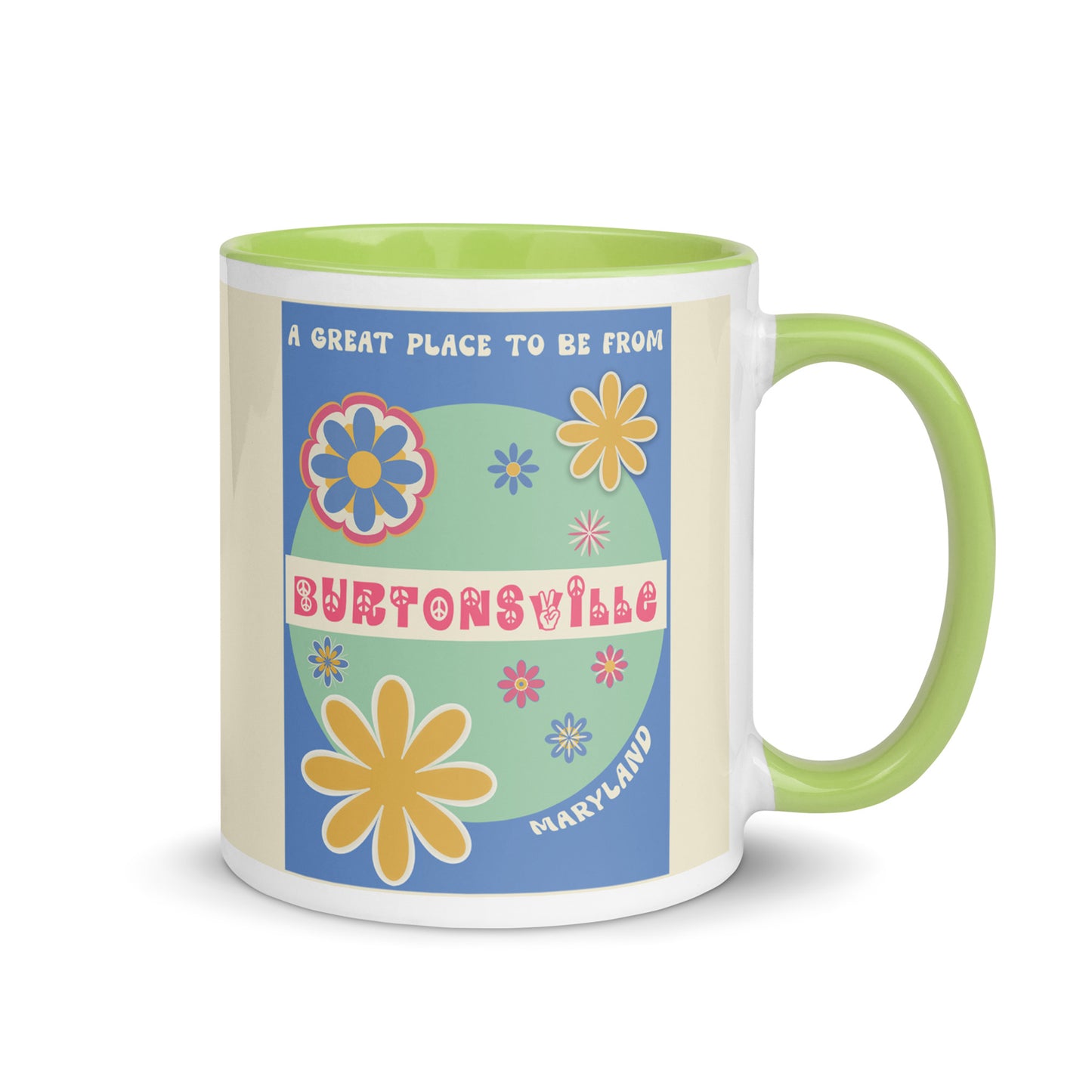 Flower Power Coffee Mug Maryland Burtonsville