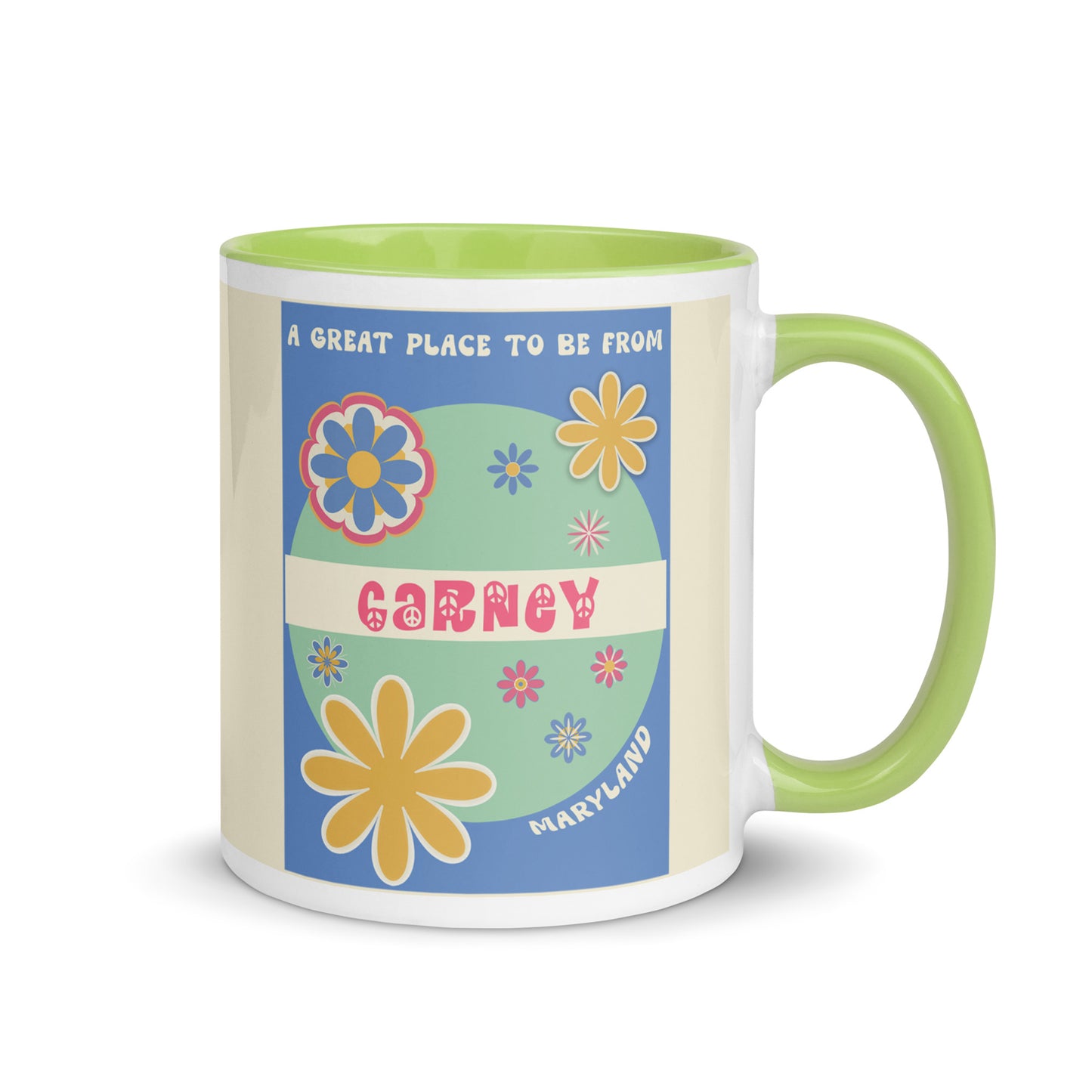 Flower Power Coffee Mug Maryland Carney