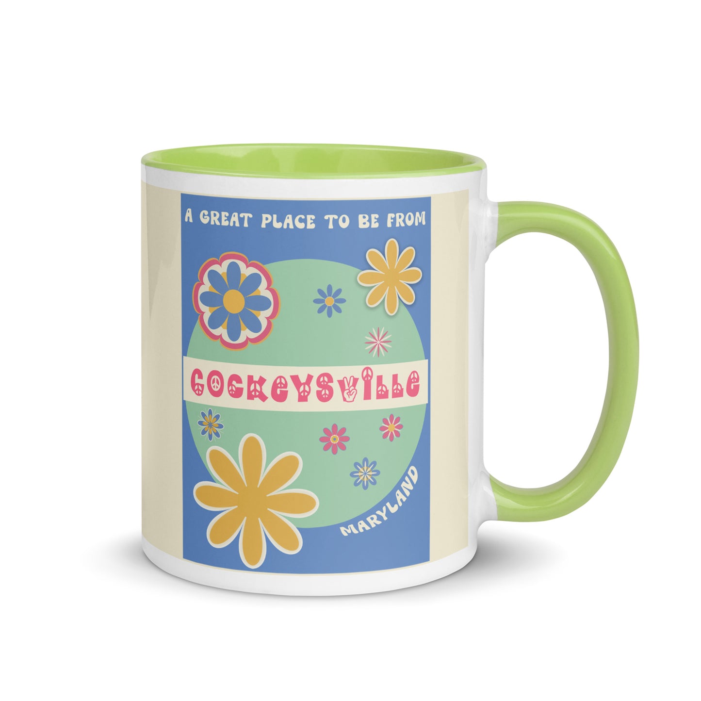 Flower Power Coffee Mug Maryland Cockeysville
