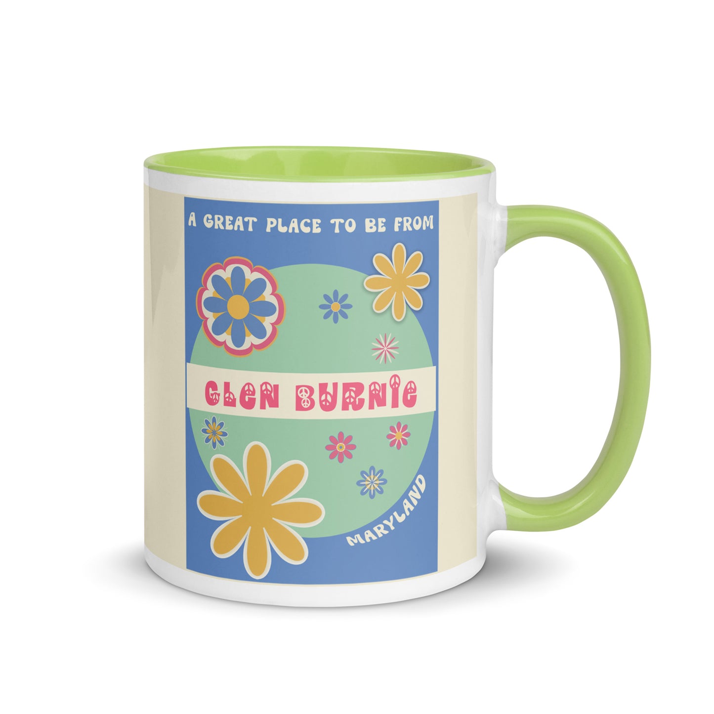 Flower Power Coffee Mug Maryland Glen Burnie