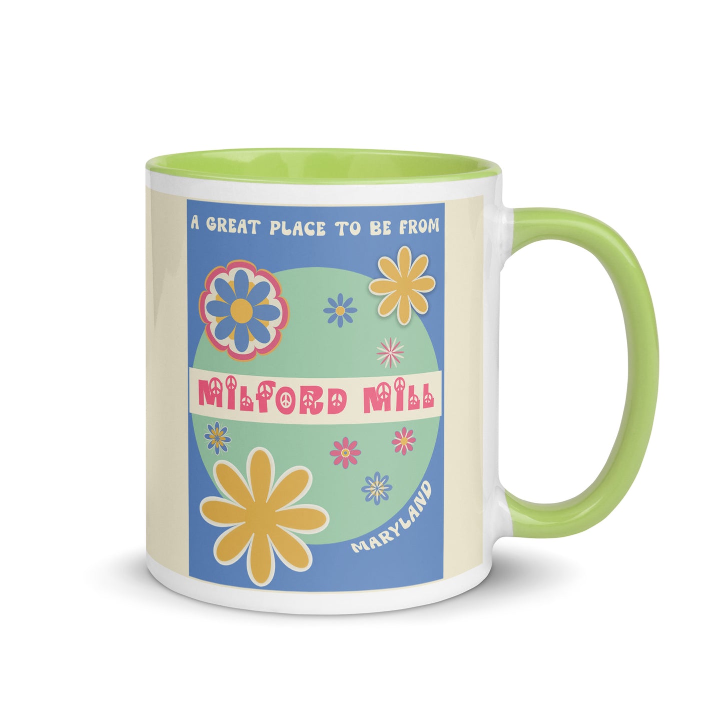 Flower Power Coffee Mug Maryland Milford Mill