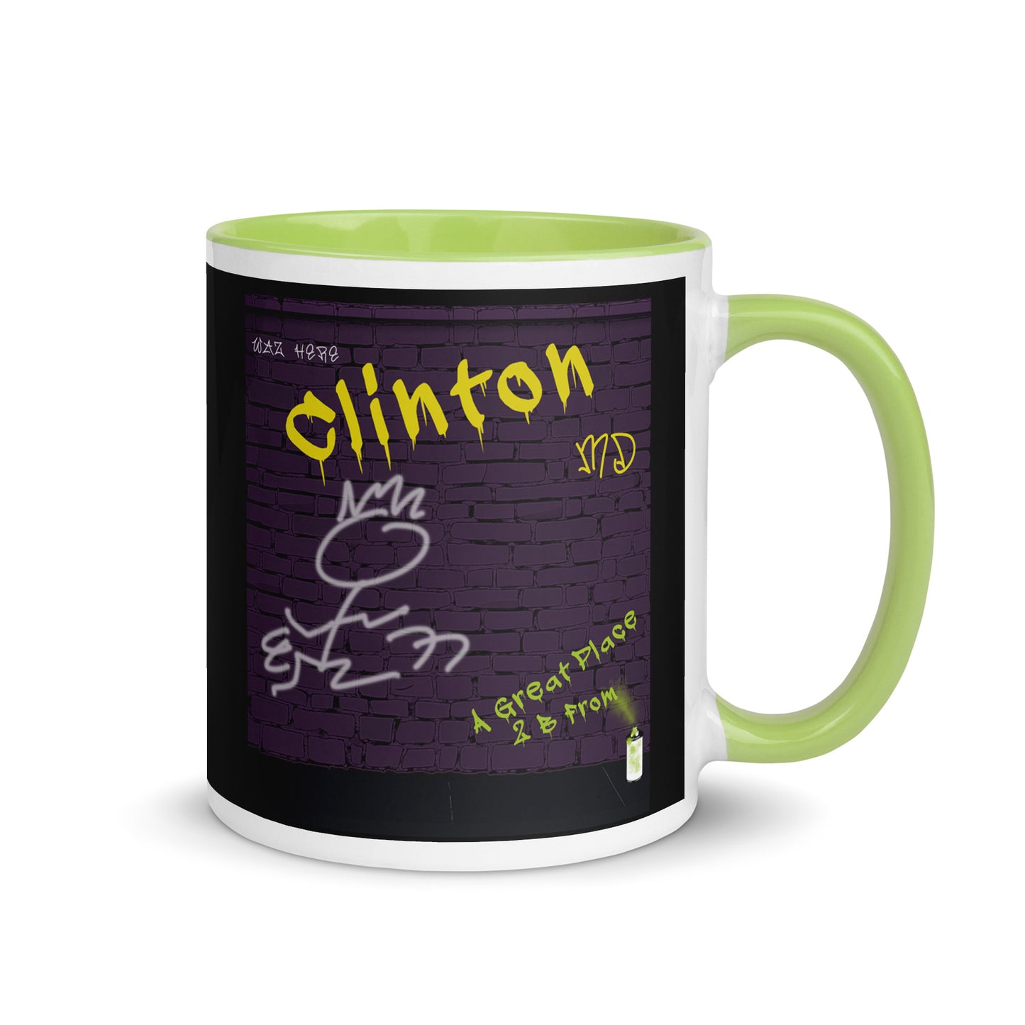 Graffiti Coffee Mug Maryland Clinton