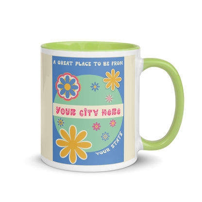 Flower Power Coffee Mug Custom