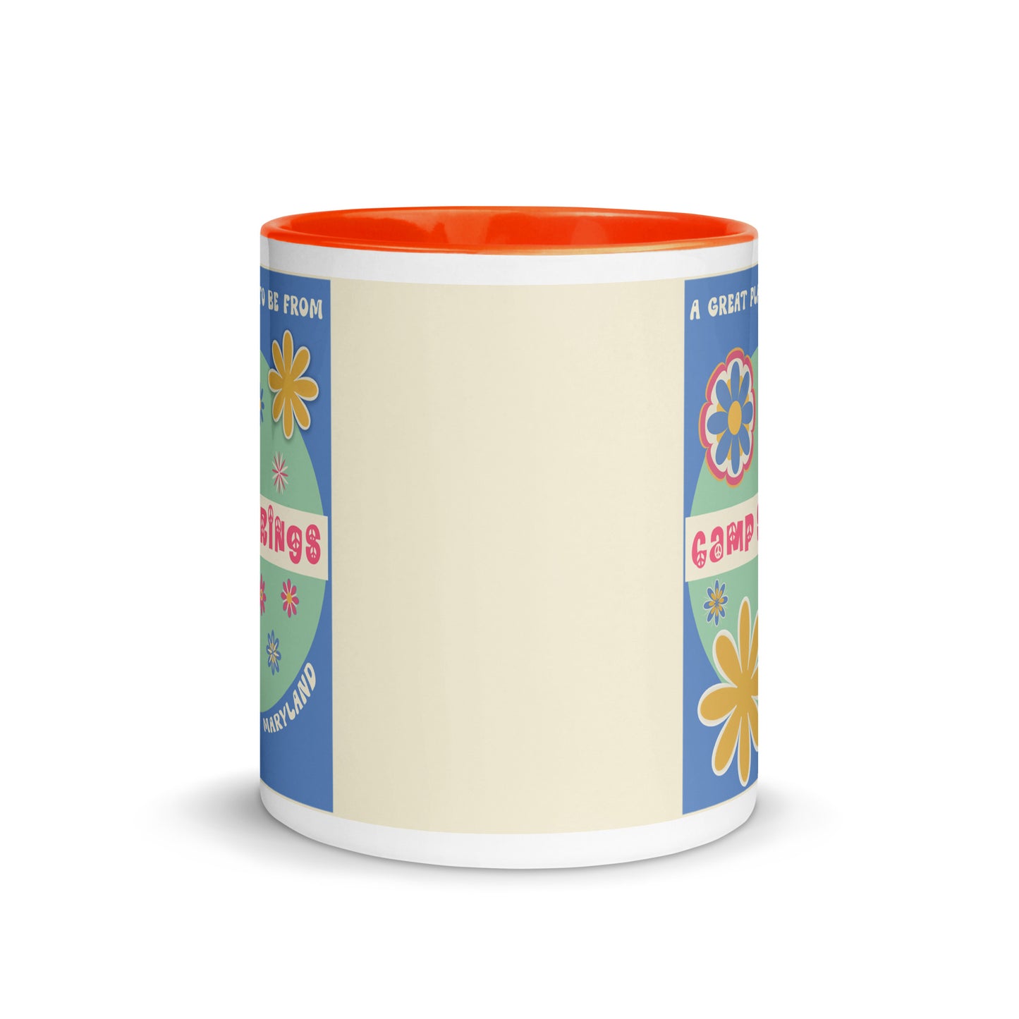 Flower Power Coffee Mug Maryland Camp Springs