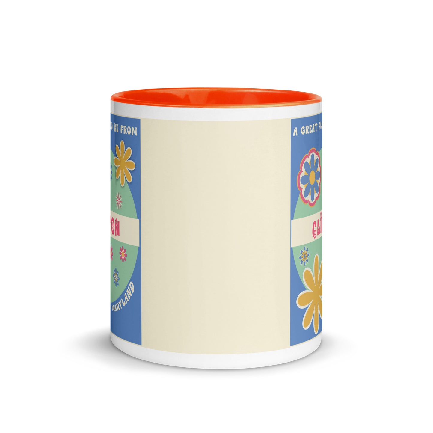 Flower Power Coffee Mug Maryland Clinton